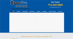Desktop Screenshot of doorprosystems.com