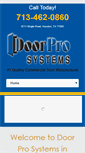 Mobile Screenshot of doorprosystems.com